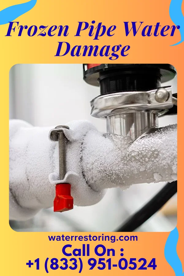 Frozen Pipe Water Damage in Oriental, NC